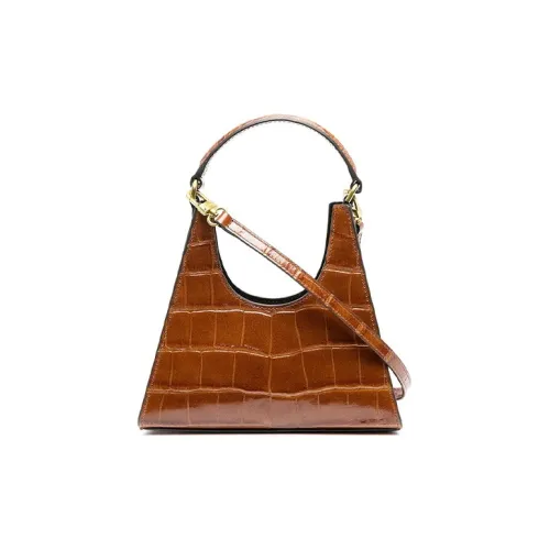 Staud Натуральная кожа Сумка через плечо Мини Женская Кофейная