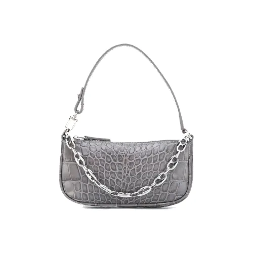 By Far Mini Rachel Сумка через плечо из коровьей кожи мини-сумка для женщин серого цвета