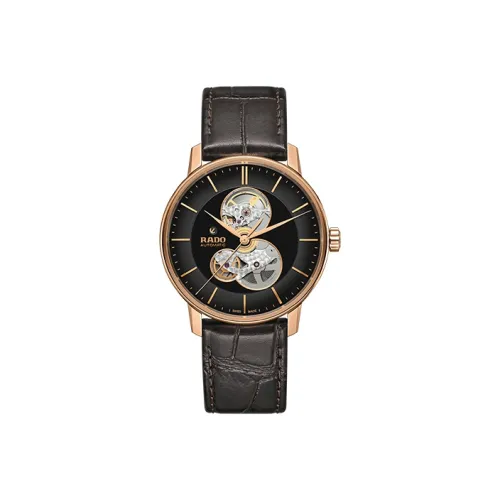 RADO Автоматический Механический Часы Мужские Crystal Sparkle Collection 41mm*11,7mm Черные