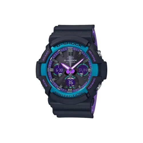 CASIO G SHOCK Collection Хамелеон Кварцевый механизм Смольный ремешок Часы Мужские Черный циферблат