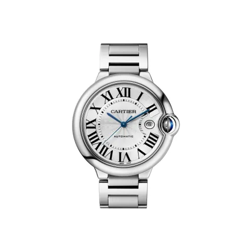 Cartier Часы Ballon Bleu De Cartier 42 Мм, Механизм С Автоматическим Подзаводом, Сталь