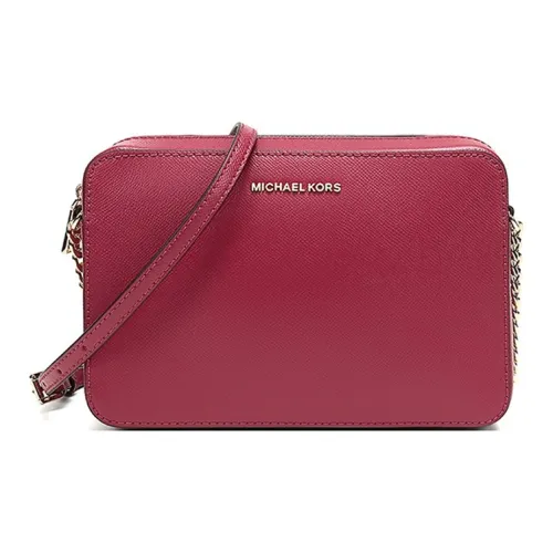 MICHAEL KORS MICHAEL KORS Handbag Collection Jet Set Travel Коровья кожа Сумка через плечо Женская Розово-красная