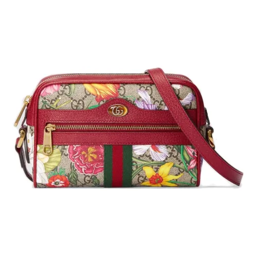 GUCCI Canvas с кожаными вставками сумка Camera сумка через плечо женская