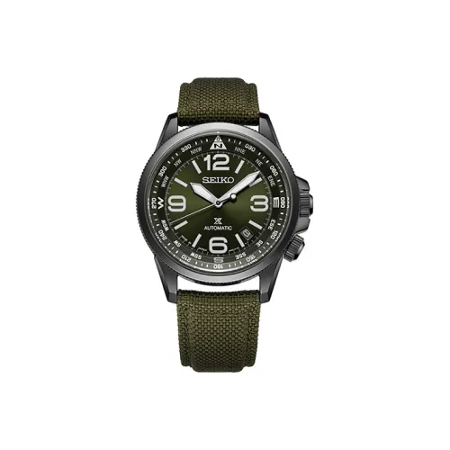SEIKO Ручной завод, мужские часы Prospex, 42 мм * 12,05 мм, зеленый