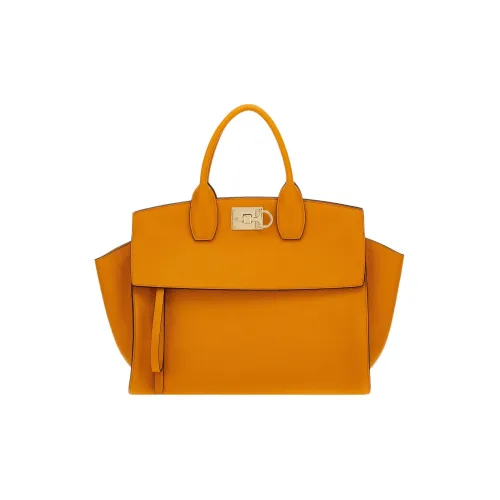 FERRAGAMO Studio Collection Корова Кожа Одно Плечо Сумка Женская Оранжевая