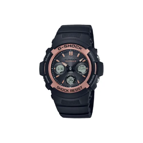 CASIO G SHOCK Collection Кварцевый механизм Смольный ремешок Часы Мужские Черный циферблат