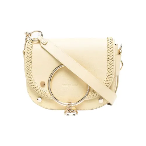 See By Chloe Телячья кожа Сумка через плечо Женская Желтая