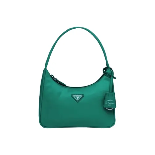 PRADA RE Edition Нейлон HOBO Сумка на плечо Сумка Сумка через плечо Женская Озеро Аква Зеленый