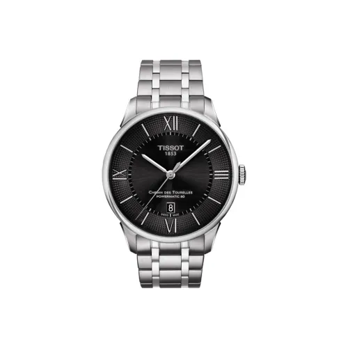 TISSOT Автоматический Механический Механизм Мужские Часы Tourelles Collection 42 мм Черные
