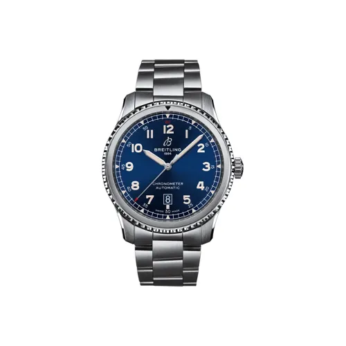 BREITLING Legend Aviation Collection Автоматический Механический Механизм Унисекс Часы 41 мм Синий Циферблат