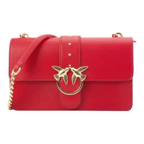 PINKO Коровья кожа Bird Сумка Сумка через плечо Сумка на плечо Женская Красная