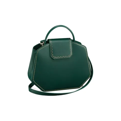 Cartier Guirlande Телячья кожа Сумка Маленькая Женская Зеленая