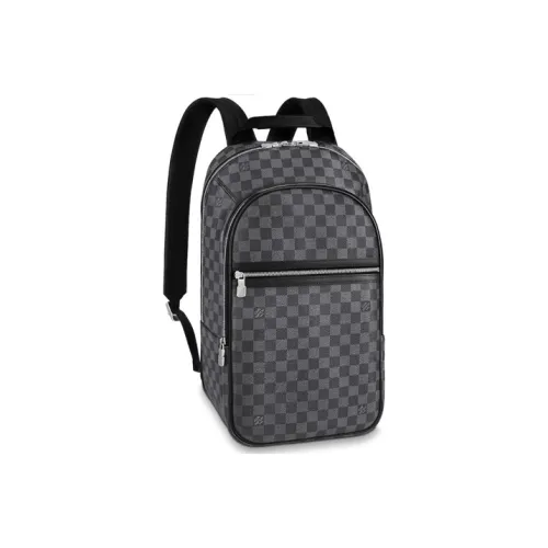 LOUIS VUITTON Покрытый холст Ноутбук Сумка Рюкзак Мужской Серый