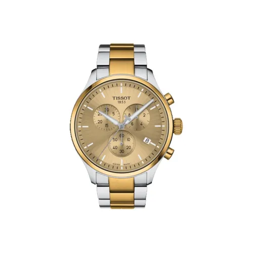 TISSOT Speedy Collection Кварцевый механизм Мужские часы Циферблат 45 мм Золото T116,617.22,021.00