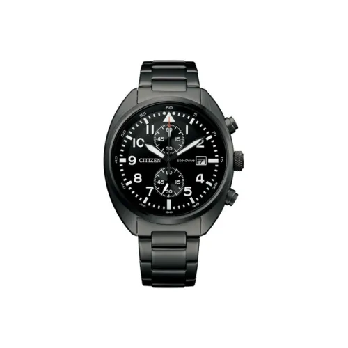 CITIZEN Светильник Кварцевый механизм Мужские часы Ecology Drive Collection 44мм*12мм Черный