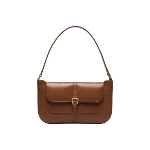 By Far Miranda Кожа Сумка Сумка через плечо Женская Коричневая