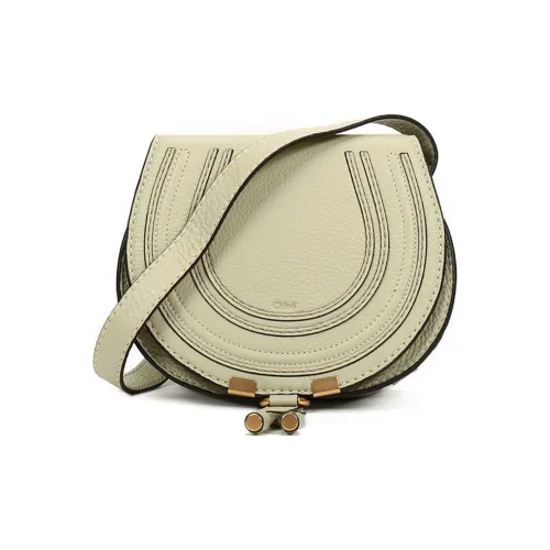 Chloe Chloé сумки Коровья кожа Седло Сумка Сумки через плечо Сумка на плечо Женская Светло-зеленая