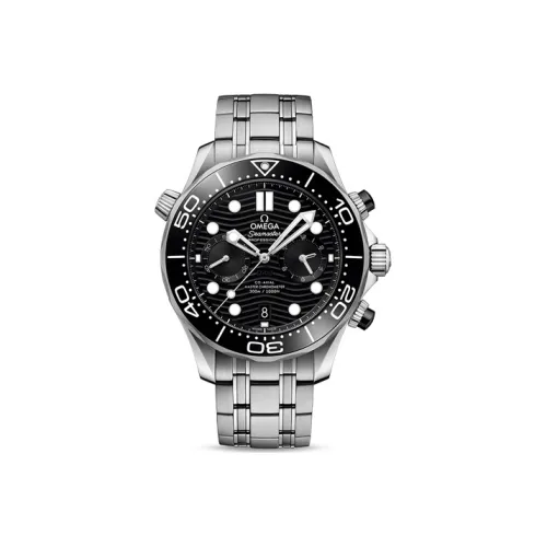 OMEGA Seahorse Series 300m Diving Watch Автоматический Механический Часы Мужские Часы 44 мм Черный Циферблат