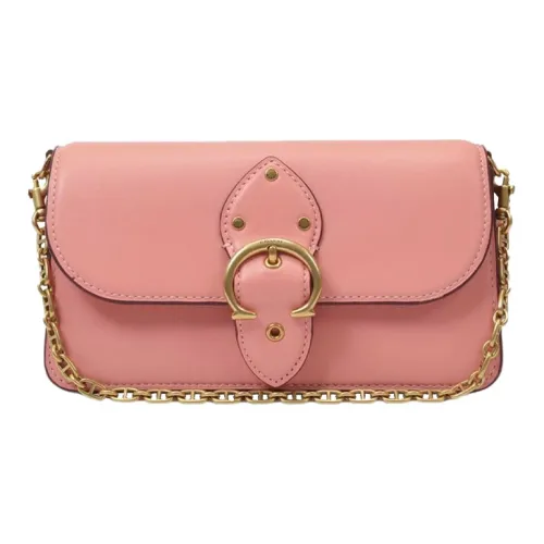 COACH Beat Коровья кожа Флип Сумка Сумка через плечо Сумка на плечо Женская Розовая