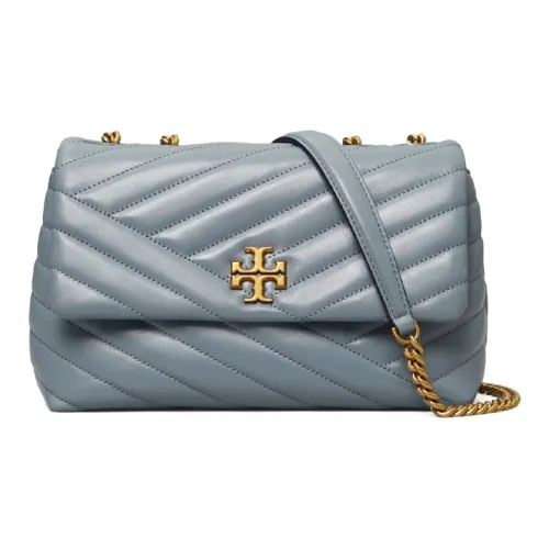 TORY BURCH Kira (Красный) Sheepskin с кожаной вставкой Сумка через плечо Сумка на плечо Маленькая Женская Синяя