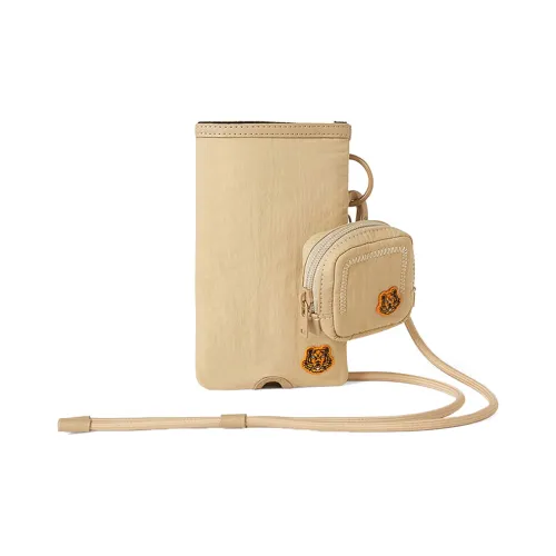 KENZO Нейлоновый чехол для наушников и чехол для телефона унисекс бежевый