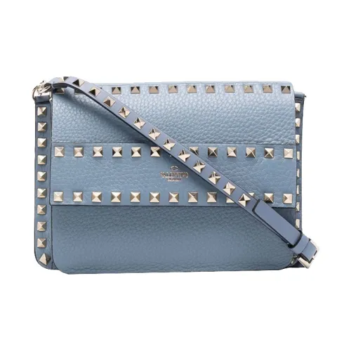 Valentino Кожа Сумка через плечо Женская Синяя