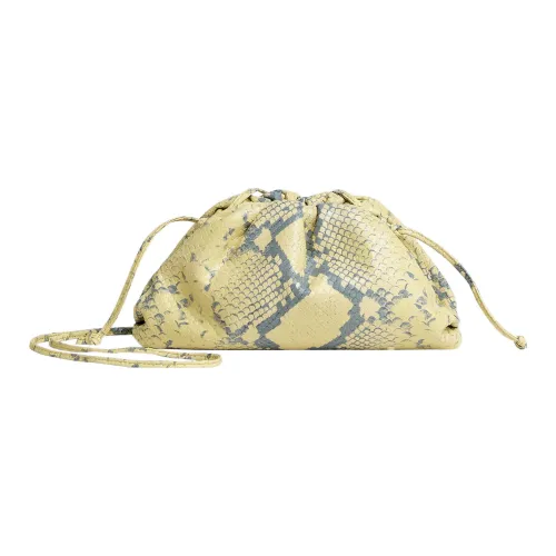 Bottega Veneta Кожа Клатч Сумка через плечо Женская Желтая