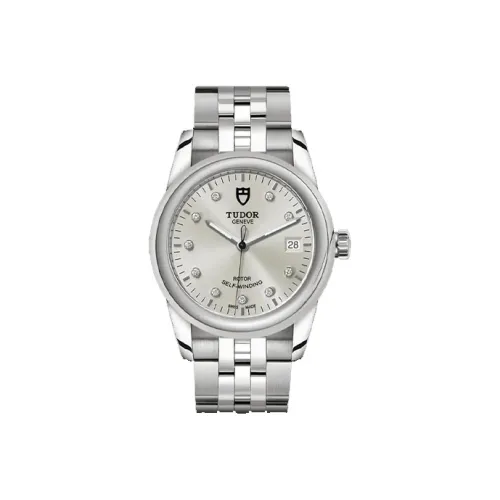 TUDOR Jun Jue Series Автоматический Механический Механизм Женские Часы Часы 36 мм Серебристый Циферблат