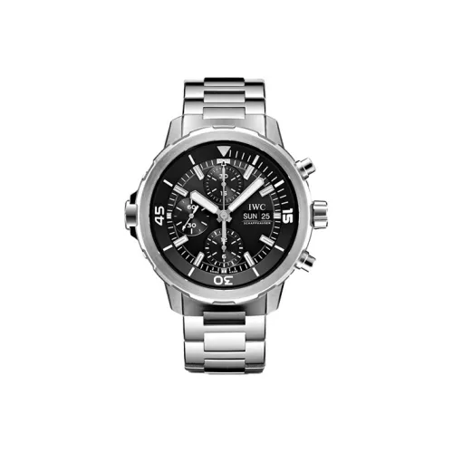 IWC Автоматический Механический Мужской Часы Ocean Time Series 44мм*44мм*17мм Черные