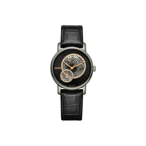 RADO DiaMaster Collection Автоматический Механический Механизм Женские Часы 35 мм Черный Циферблат