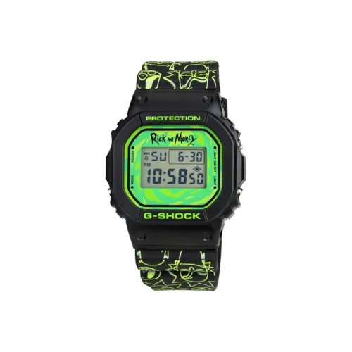 CASIO G SHOCK Collection Кварцевый механизм Смольный ремешок Часы Мужские Зеленый циферблат DW5600RM21 1
