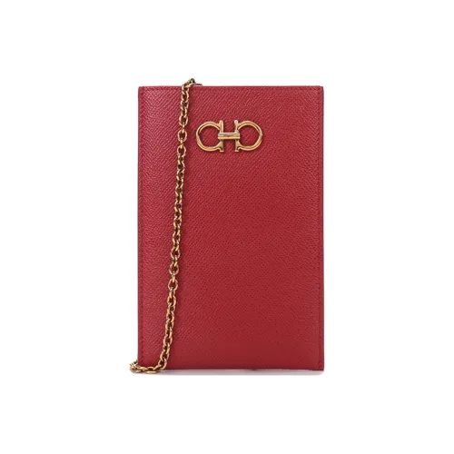 Ferragamo Сумка через плечо из коровьей кожи женская красная