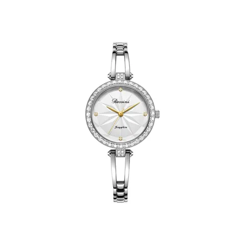 ROSSINI Classic Beauty Collection Кварцевый механизм нержавеющая сталь ремешок женские часы белый циферблат