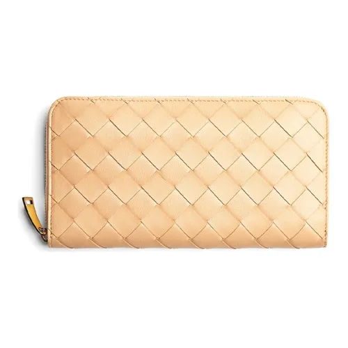 Bottega Veneta Sheepskin Clutch Картхолдер и Кошелек Женский Бежевый