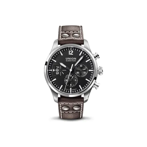 UNION GLASHUTTE/SA Автоматический Механический Мужские Часы Belisar Collection 44мм*44мм*44мм Черные