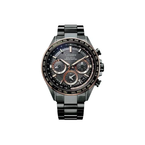 CITIZEN Солнечный Кварцевый Механизм Мужские Часы Ecology Drive Collection 44,3 мм Черные