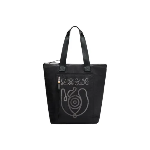 LOEWE Переработанный нейлон Тоут Сумка Сумка для покупок Сумка Сумка через плечо Мужская Черная