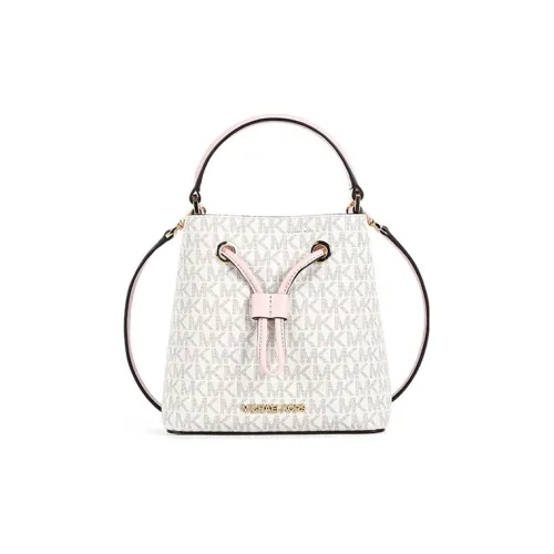 MICHAEL KORS Suri PVC Ведрообразная Сумка Сумка через плечо Маленькая Женская Ванильный Белый