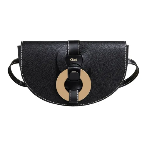 Chloe Телячья кожа Сумка Женская Черная