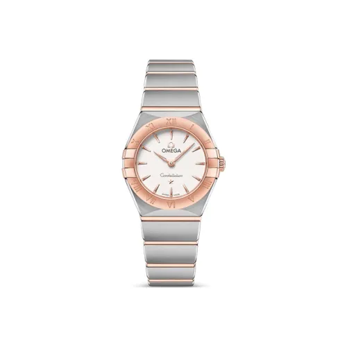 OMEGA Quartz Movement Женские Constellation Series Constellation Watch 25 мм Белый