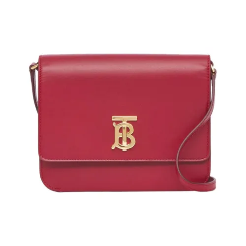 Burberry Сумка через плечо из коровьей кожи Мини Женская Красная
