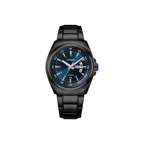 CITIZEN Светильник Кварцевый механизм Мужские часы Ecology Drive Collection 43mm*10,5mm Черный