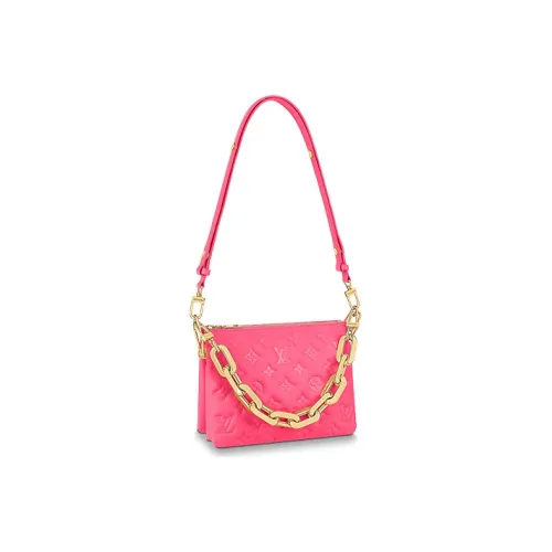 LOUIS VUITTON LV Match Коллекция Coussin Letter Logo Сумка Сумка через плечо Сумка через плечо Маленькая Женская Розовая