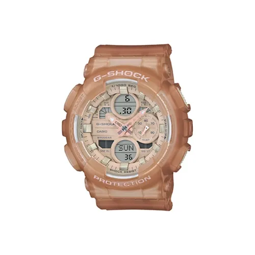 CASIO г SHOCK Collection Кварцевый механизм Смола Ремешок Часы Женские Апельсин Циферблат Часов GMA S140NC 5A1