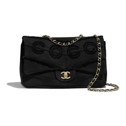 CHANEL Denim COVER Сумка через плечо Стандартная Женская Черная