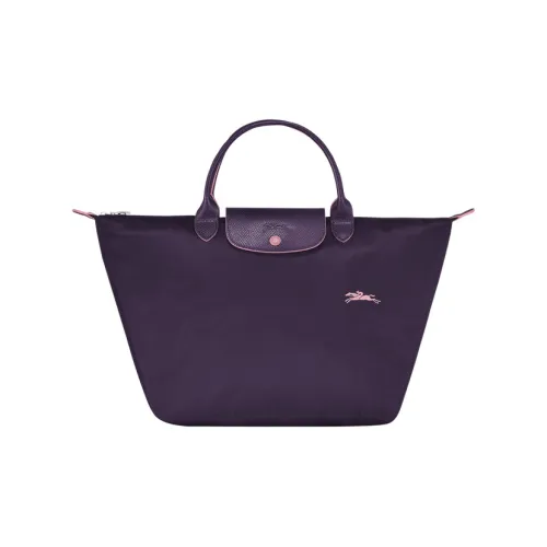 LONGCHAMP Ткань Пельмени Сумка Сумка через плечо Средняя Женская Ягодный Фиолетовый