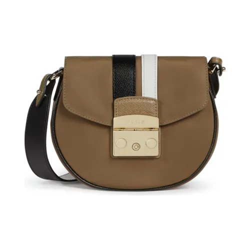 Furla Нейлон Сумка через плечо Мини Женская Коричневая