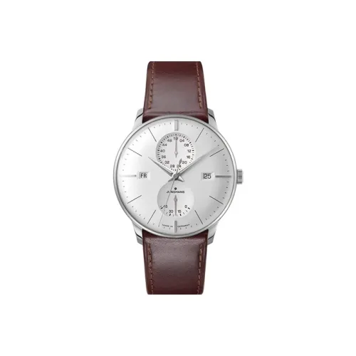 JUNGHANS Автоматический Механический Часы для Мужчин Meister Master Collection 40,4mm*12mm Белые