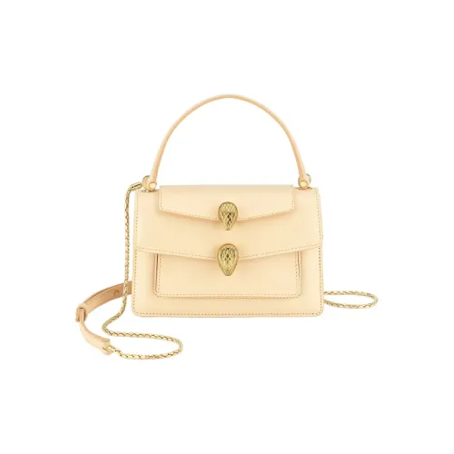 BVLGARI Ограниченная серия Коллаборация Коровья кожа Сумка через плечо Сумка Женская Персиковый