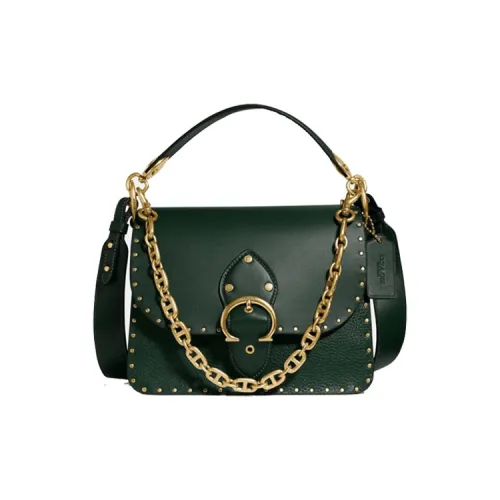 COACH Beat Кожа Сумка через плечо Сумка Средний Женская Яшма